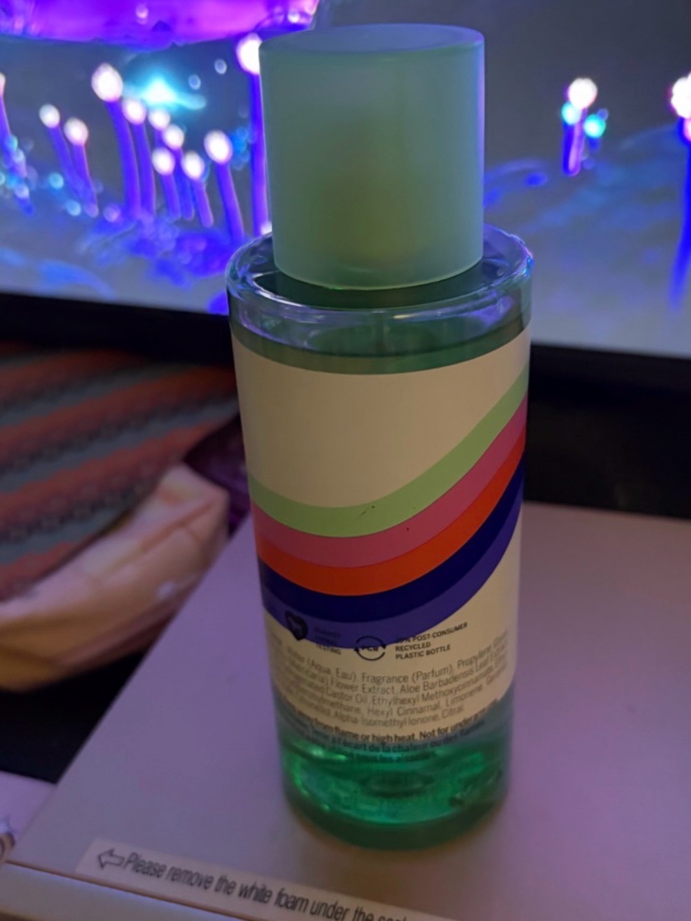 PINK Cool Melon Body Mist — Teal Green Bottle - Picture 4 of 5